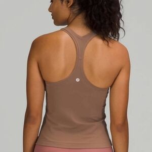 Lululemon Brown Racerback Tank Top